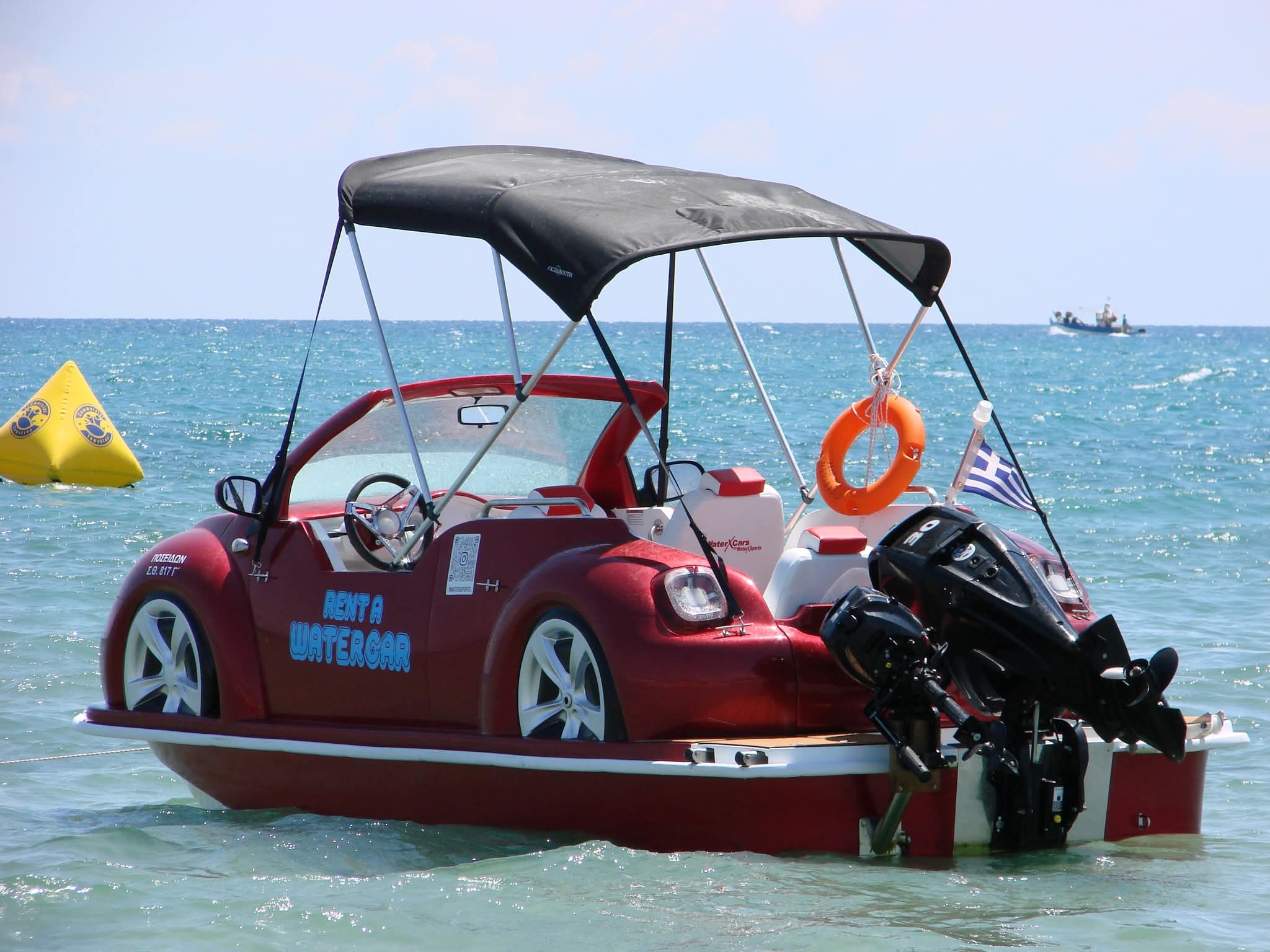 Water Car on the sea