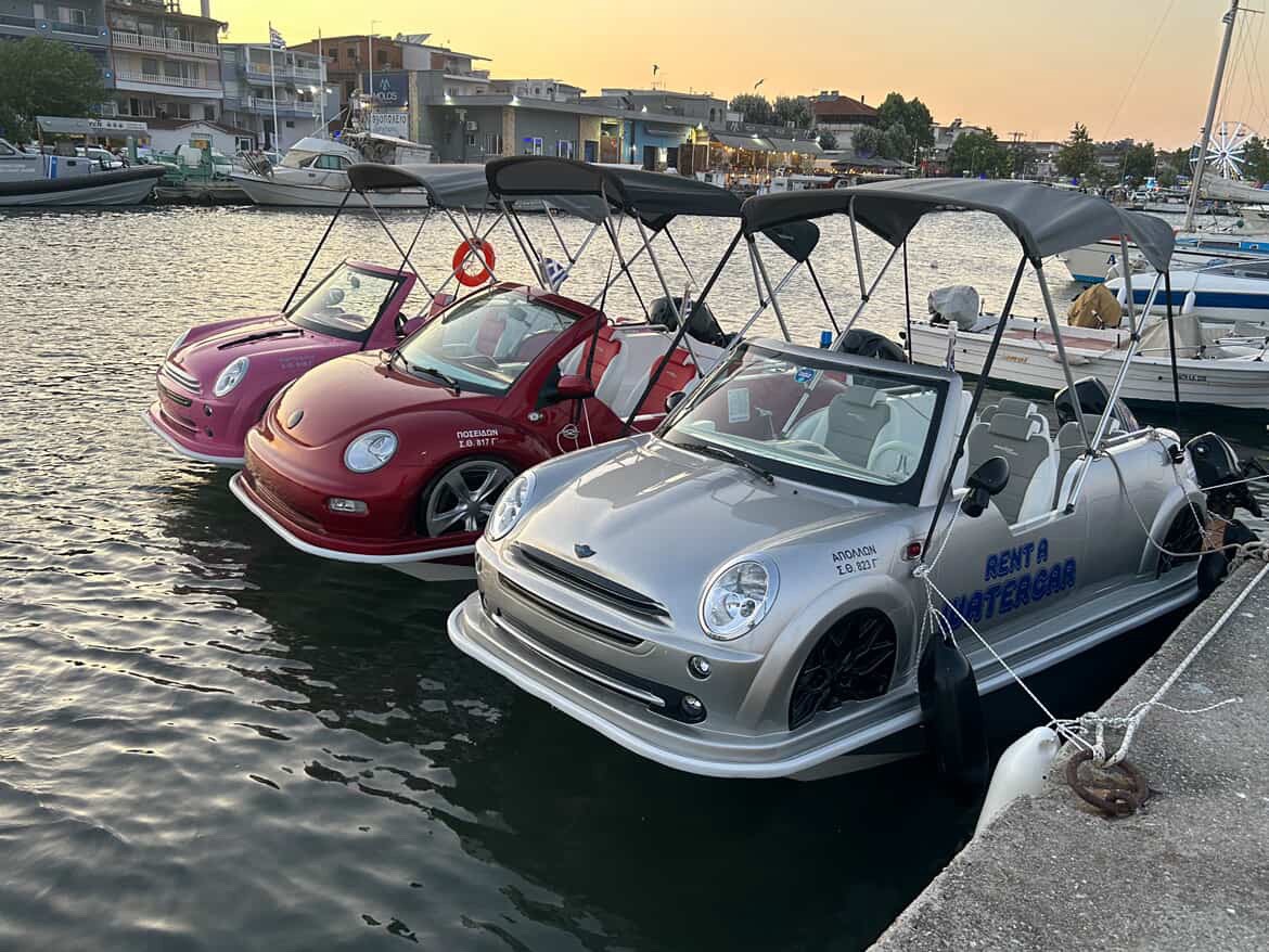 Water Car on the sea